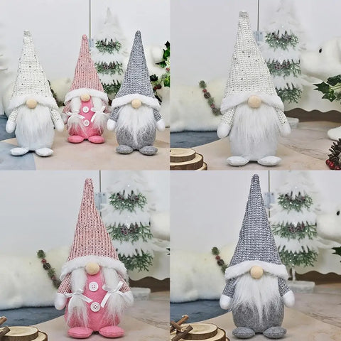 Boneca Gnome Natalina Sem Rosto