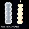 3D Cube Silicone Candle Mold DIY Crystal Epoxy Mould Small Round Ball Soap Molds Candle Making Tool Handcraft Decor Supplies - EveryWares