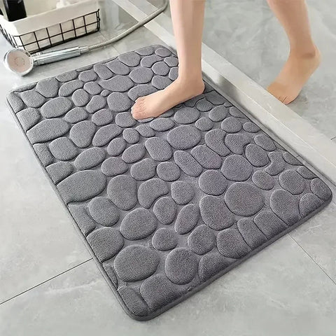 3D Embossed Non - Slip Bathroom Mat - EveryWares