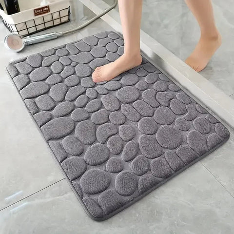 3D Embossed Non - Slip Bathroom Mat - EveryWares