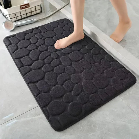 3D Embossed Non - Slip Bathroom Mat - EveryWares