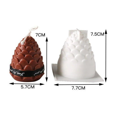 3D Pine Cone Silicone Candle Mold Handmade Aromatherapy - EveryWares