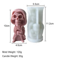 3D Pumpkin Ghost Skull Form Silicone Mold Candle - EveryWares