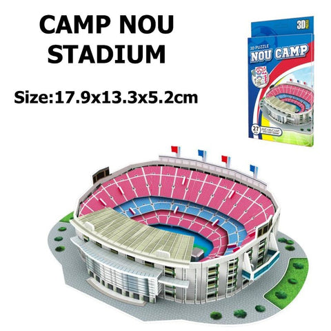 3D Puzzle World Famous Stadiums Miniature Football Field - EveryWares