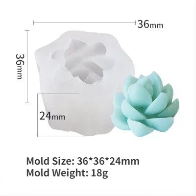 3D Silicone Candle Mold Cactus - EveryWares