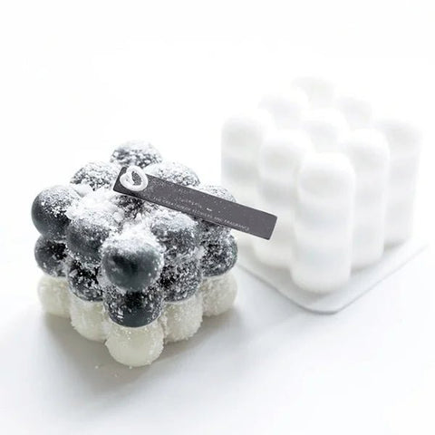 3D Square Candle Molds Soy Wax Silicone - EveryWares