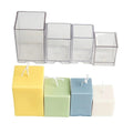 3D Square Column Candle Mold Handmade Candle Making Supplies Wholesale Diy Acrylic Plastic Mold Jar Household Candle Making - EveryWares