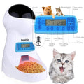 3L Automatic Pet Feeder With Voice Record Pets Food Bowl For Medium Small Dog Cat LCD Screen Dispensers 4 Times One Day - EveryWares