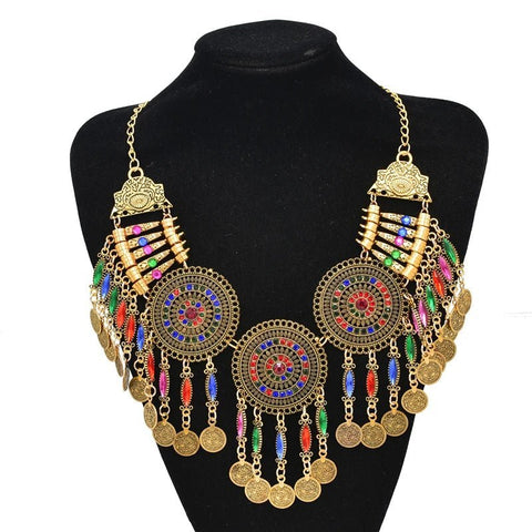 3PC Indian Afghan Jewelry Set Boho Ethnic Vintage - EveryWares