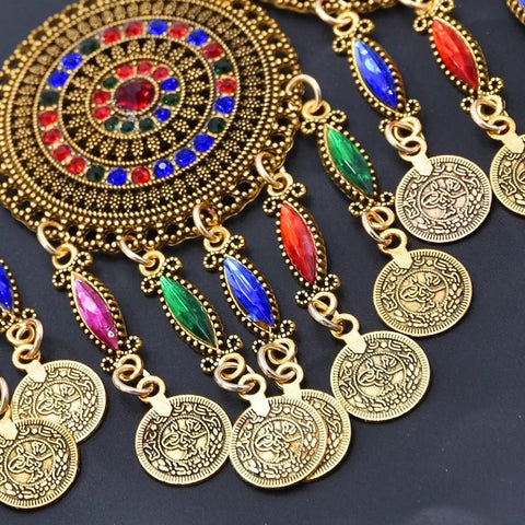 3PC Indian Afghan Jewelry Set Boho Ethnic Vintage - EveryWares