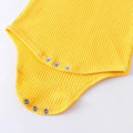 3Pcs Baby Girl Summer Clothes Set Fashion Newborn Infant Knitting Cotton Ruffles Romper Shorts Bow Headband - EveryWares