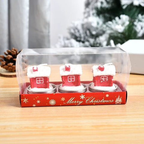 3pcs Christmas Candles, for Decorations - EveryWares