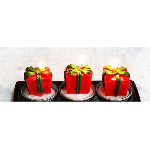 3pcs Christmas Candles, for Decorations - EveryWares