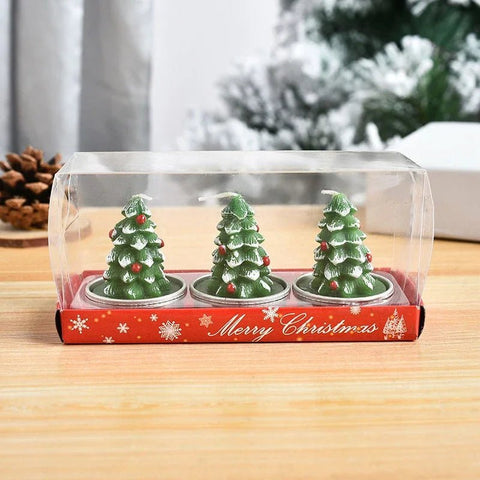 3pcs Christmas Candles, for Decorations - EveryWares