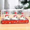 3pcs Christmas Candles, for Decorations - EveryWares