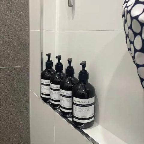 3Pcs Dispenser Bottles for Bathrooms - EveryWares