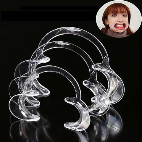 3pcs /set Dental Mouth Opener C Shape Mouth Gag Dental Orthodontic Tool Intraoral Cheek Lip Retractor Mouth Expander Lip Opener - EveryWares