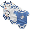 3Piece /Set Newborn Baby Clothes Summer Jumpsuit Tights Female Baby Pajamas And Baby Clothes Set - EveryWares