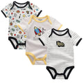 3Piece /Set Newborn Baby Clothes Summer Jumpsuit Tights Female Baby Pajamas And Baby Clothes Set - EveryWares