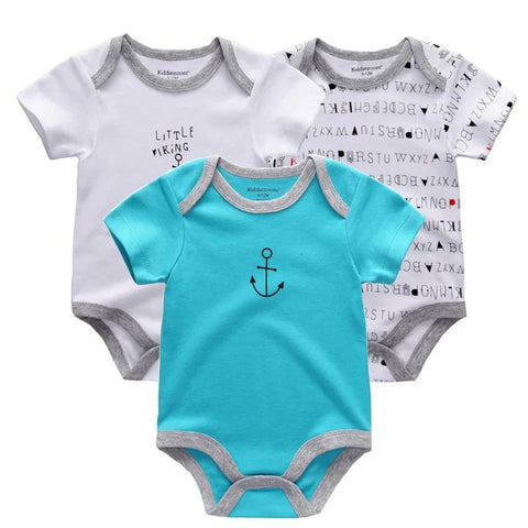 3Piece /Set Newborn Baby Clothes Summer Jumpsuit Tights Female Baby Pajamas And Baby Clothes Set - EveryWares