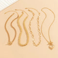 4 Strand Necklace with Pendants - EveryWares