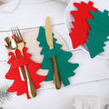 4/8Pcs Christmas Cutlery Holder Knife Fork Covers Table Décor - EveryWares