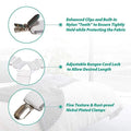 4PCS Adjustable Bed Clip Elastic Mattress Cover Sheet Fasteners Straps - EveryWares