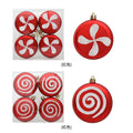 4pcs/Box Christmas Pendant Electroplated Painted Hanging Decoration - EveryWares