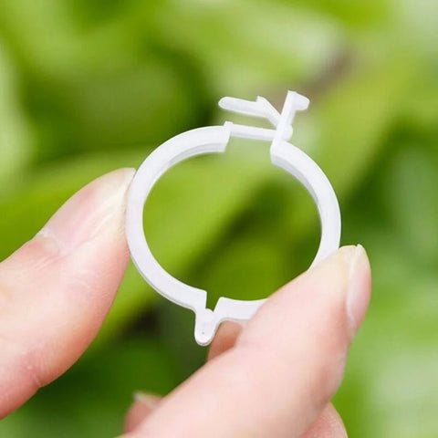 50/100Pcs Plastic Plant Support Clips Vine Tomato Stem Vegetable Fixing Clip Garden Greenhouse Accessories 30mm Plant Clips - EveryWares