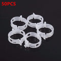 50/100Pcs Plastic Plant Support Clips Vine Tomato Stem Vegetable Fixing Clip Garden Greenhouse Accessories 30mm Plant Clips - EveryWares