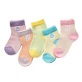 5Pairs/lot Children Socks Cotton Mesh Cute - EveryWares