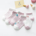 5Pairs/lot Children Socks Cotton Mesh Cute - EveryWares