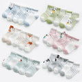 5Pairs/lot Children Socks Cotton Mesh Cute - EveryWares