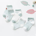 5Pairs/lot Children Socks Cotton Mesh Cute - EveryWares