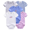 5Pcs High Quality Infant Jumpsuit Baby clothes Short sleeves - EveryWares