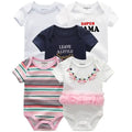 5Pcs High Quality Infant Jumpsuit Baby clothes Short sleeves - EveryWares