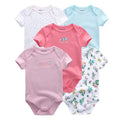 5Pcs High Quality Infant Jumpsuit Baby clothes Short sleeves - EveryWares