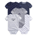 5Pcs High Quality Infant Jumpsuit Baby clothes Short sleeves - EveryWares