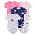 5Pcs High Quality Infant Jumpsuit Baby clothes Short sleeves - EveryWares