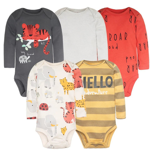 5Pcs/Lot Bodysuits High Quality Newborn Baby Clothes - EveryWares