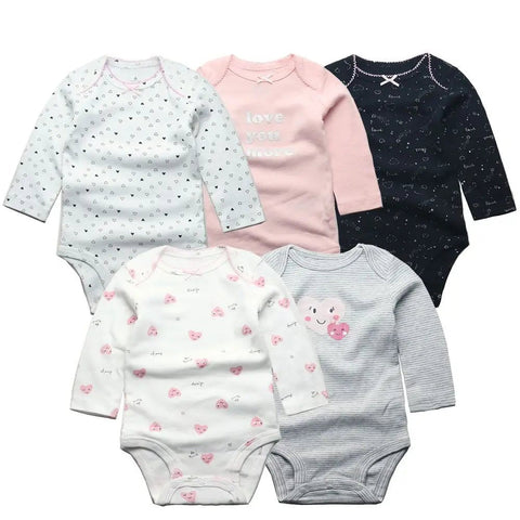 5Pcs/Lot Bodysuits High Quality Newborn Baby Clothes - EveryWares