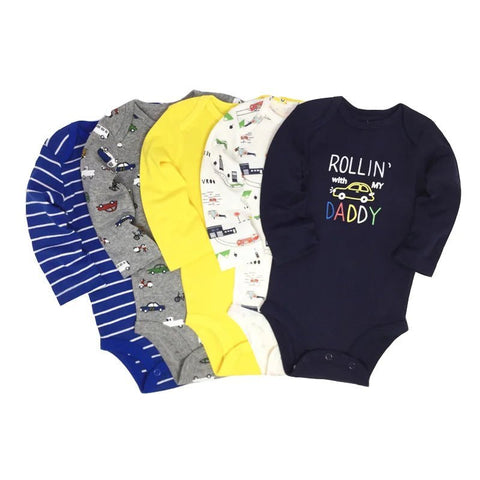 5Pcs/Lot Bodysuits High Quality Newborn Baby Clothes - EveryWares