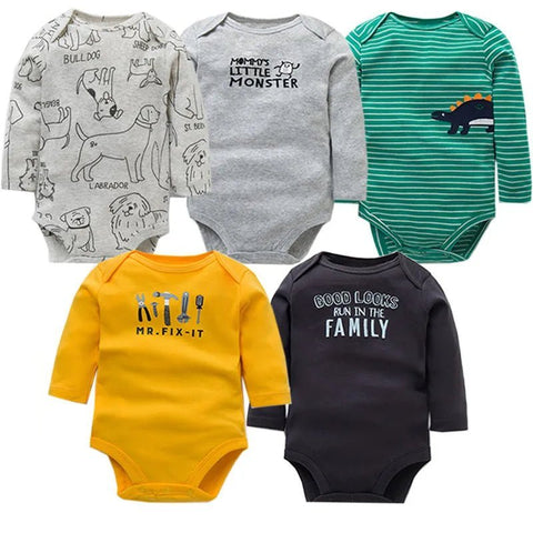 5Pcs/Lot Bodysuits High Quality Newborn Baby Clothes - EveryWares