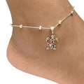 5Pcs/Set Hot Sale Silver Color Style Fashion Anklet Bracelet on The Leg - EveryWares