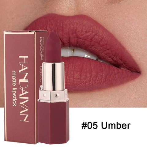 6 Colors Waterproof Matte Lipsticks Long Lasting Makeup Cosmetic - EveryWares