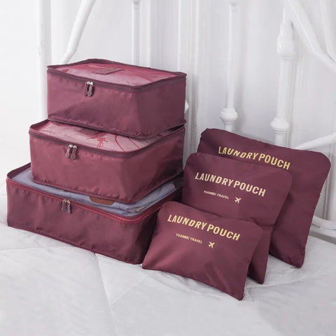 6 PCS Travel Storage Bag Set - EveryWares