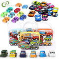 6pcs/10pcs Mini Pull Back Cars Toy Plastic Car Model Funny Kids Vehicle Car Model Toy Children Wheels Set - EveryWares