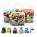 6pcs/10pcs Mini Pull Back Cars Toy Plastic Car Model Funny Kids Vehicle Car Model Toy Children Wheels Set - EveryWares