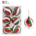 6Pcs/box 6cm Christmas Ball Ornaments Decorations - EveryWares