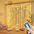 8 Modes USB Window Curtain Light Remote Control Garland - EveryWares